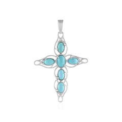 Sleeping Beauty-Türkis-Silberanhänger (Faszination Türkis)