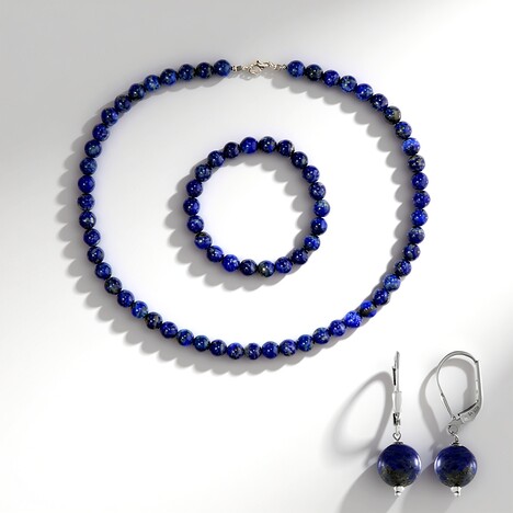 Parure in argento con Lapislazzuli