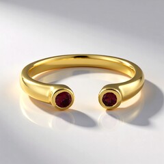 Anello in argento con Spinello Rosso