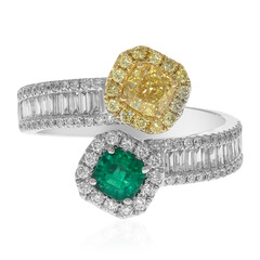 Anello in oro con Smeraldo Colombiano (CIRARI)