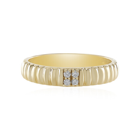 Anillo en oro con Diamante I2 (H) (de Melo Gold)
