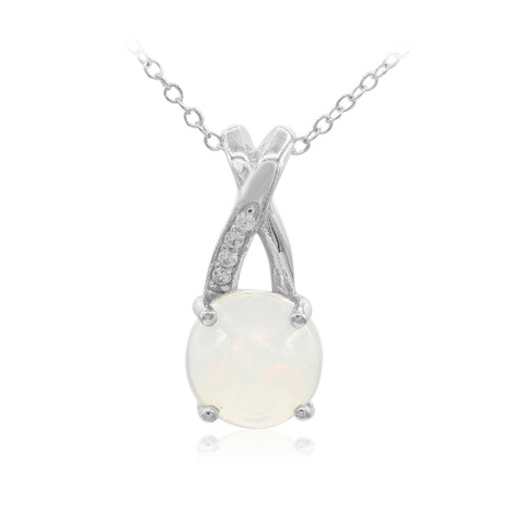 Collier en argent et Opale Welo
