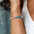 Brazalete en plata con Ópalo rosa