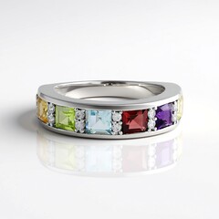 Anello in argento con Citrino