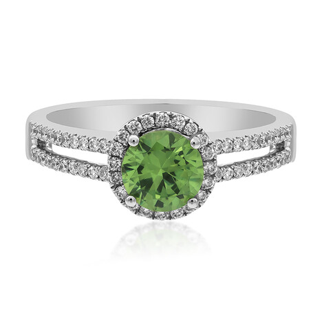 Anello in oro con Demantoide Namibiano (CIRARI)