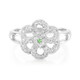 Bague en argent et Grenat Tsavorite du Kenya