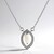 Collana in argento con Opale Bianco