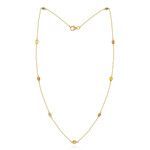 Collar en plata con Zafiro
