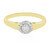 Anillo en oro con Diamante I4 (J)
