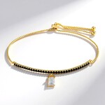 Bracciale in argento con Topazio Bianco