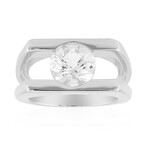 Herkimer Quarz-Silberring (Pallanova)