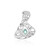 Russian Emerald Silver Pendant (MONOSONO COLLECTION)