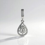 Pendentif en argent et Saphir blanc