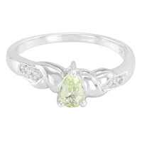Anello in argento con Tormalina Cuprian