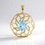 Pendentif en argent et Topaze bleu ciel (Ornaments by de Melo)