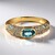 Anello in oro con Zircone Ratanakiri (Adela Gold)