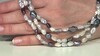 Collar en plata con Perla Keshi blanca de agua dulce (TPC)