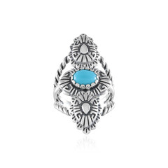 Bague en argent et Turquoise Sleeping Beauty (Desert Chic)