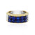Anillo en plata con Espinela azul cobalto (Gems en Vogue)