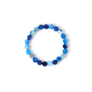 Blue Agate Bracelet (Adela Silber)