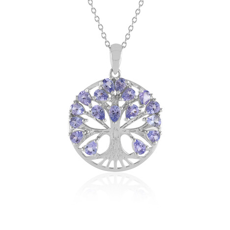 Collar en plata con Tanzanita