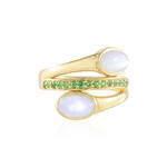 Weißer Mondstein-Silberring (KM by Juwelo)