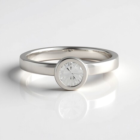 Anello in argento con Zircone