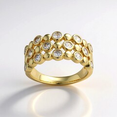 Anello in argento con Zircone (Adela Silber)