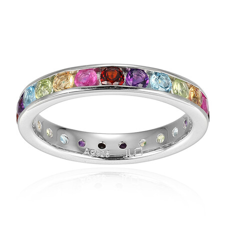 Bague en argent et Rubis (Adela Silber)