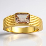Anello in argento con Morganite Brasiliana