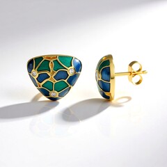 Orecchini in argento con Zircone (Adela Silber)