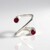 Anello in argento con Rubino del Madagascar (de Melo Essence)