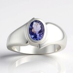 Anello in argento con Tanzanite (Pallanova)