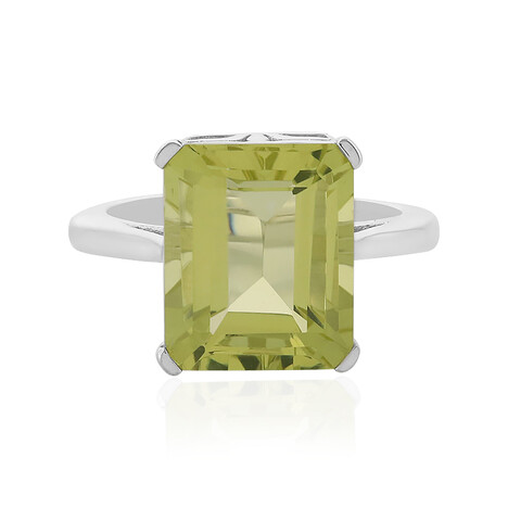 Zilveren ring met een Limoen Kwarts