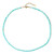 Amazonit-Silberhalskette
