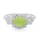 Anello in argento con Crisoprasio Imperiale