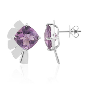 Orecchini in argento con Ametista (Pallanova)