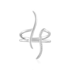 Anello in argento con Diamante I2 (H)