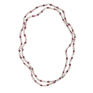 Collana in argento con Perla di Acqua Dolce (TPC)