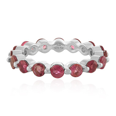 Anello in argento con Tormalina Rosa
