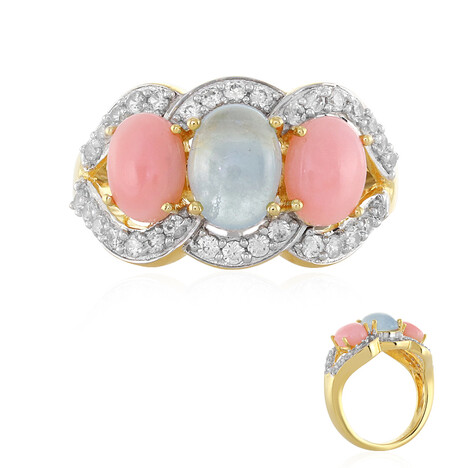 Aquamarin-Silberring