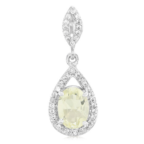 Pendentif en argent et Orthose