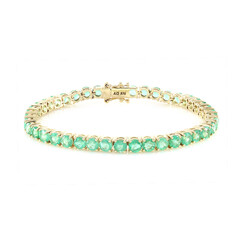 Bracelet en or et Emeraude de Colombie