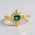 Anello in oro con Smeraldo Colombiano Di Muzo (de Melo Gold)