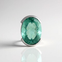 Ciondolo in argento con Fluorite Verde