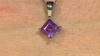 Pendentif en argent et Améthyste du Maroc