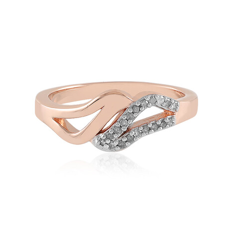 Bague en argent et Diamant I3 (J)