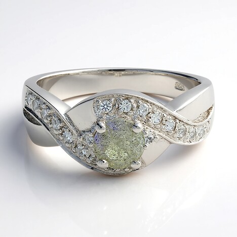 Anello in argento con Spectrolite