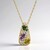 Collana in oro con Zaffiro Fancy (CIRARI)