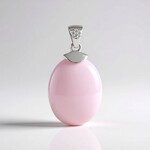 Ciondolo in argento con Calcedonio Lavanda (MONOSONO COLLECTION)